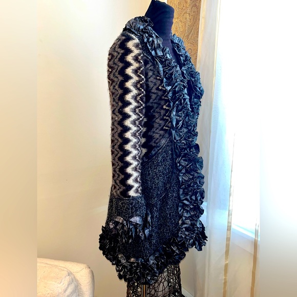 Vintage Dolce Cabo wool blend SweaterCoat - Picture 7 of 12